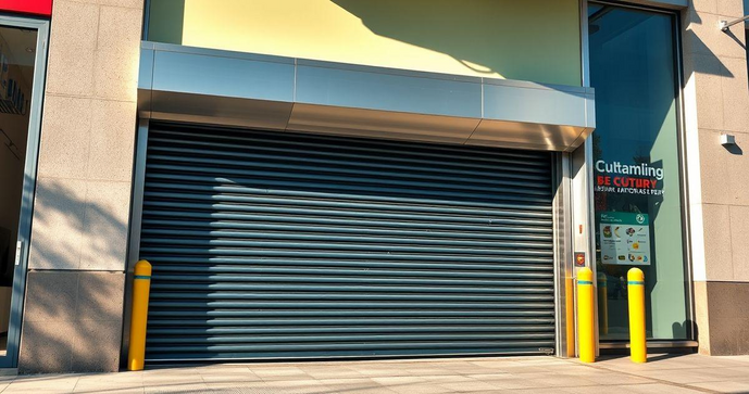 Porta automática de enrolar: eficiência e segurança para seu comércio Porta automática de enrolar: eficiência e segurança para seu comércio