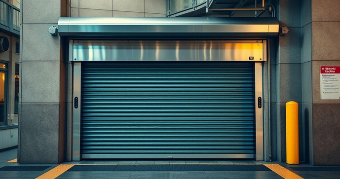 Porta De Aço De Enrolar Automática: Conforto E Eficiência