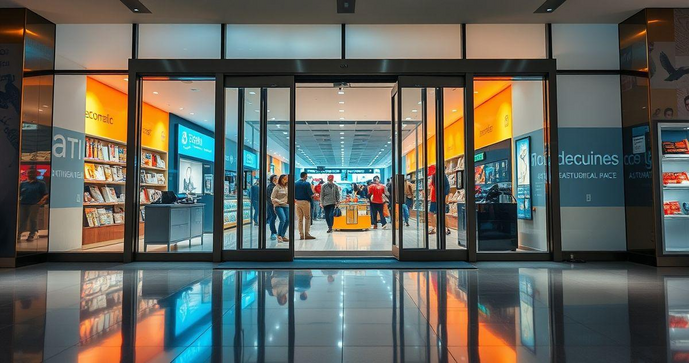 Portas automáticas para lojas: a chave para atrair clientes e aumentar vendas